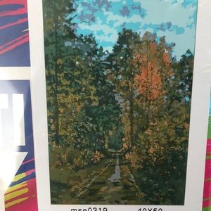 Monet’s Path in the Forest Paint by Numbers for Adults, New